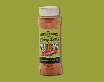 Condimento BBQ Wing Dust para alitas de pollo BBQ, condimento para palomitas de maíz, alitas de pollo para freidora de aire, condimento seco estilo americano, jalapeño y lima