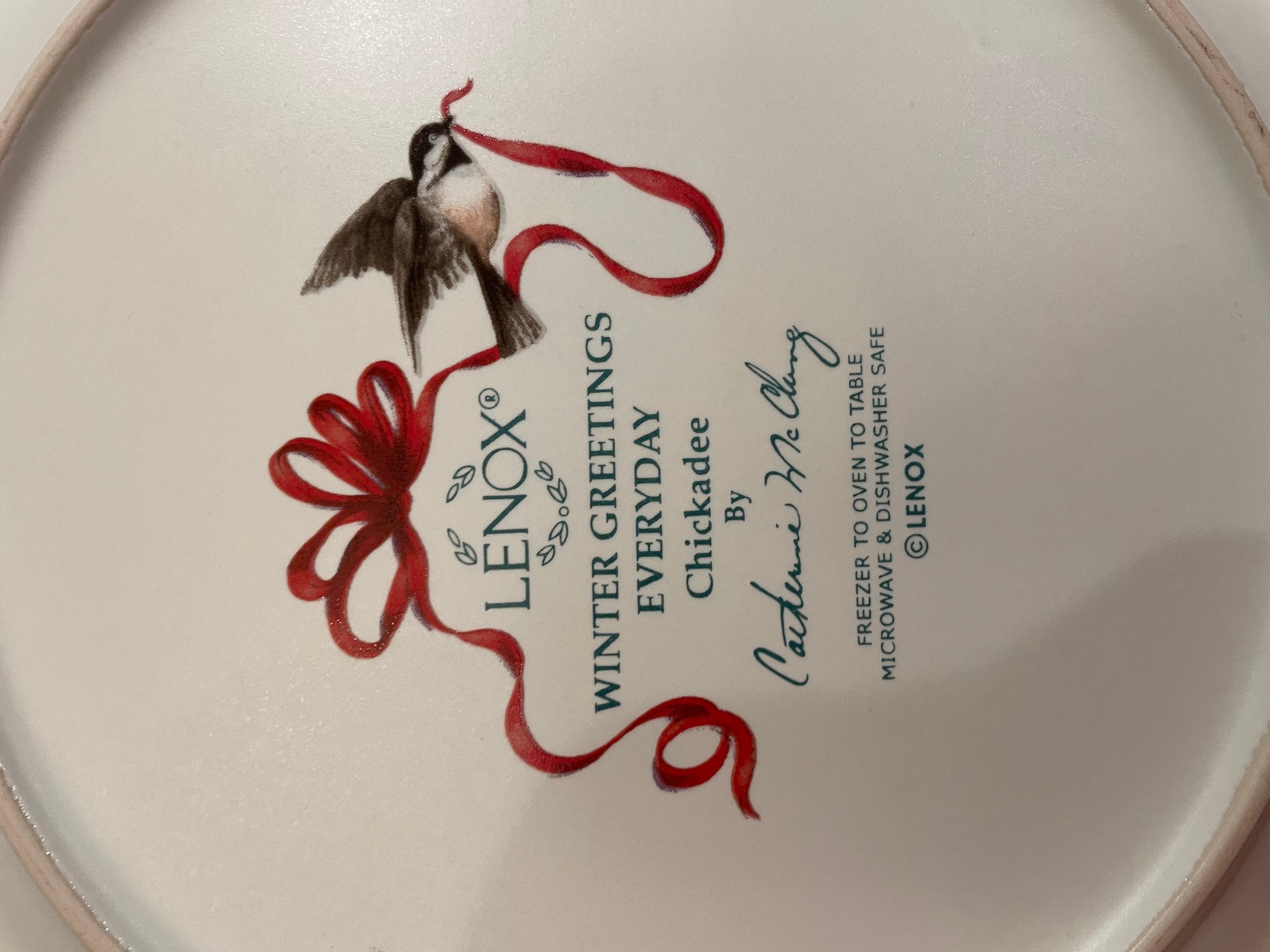 Lenox winter greetings hot sale china