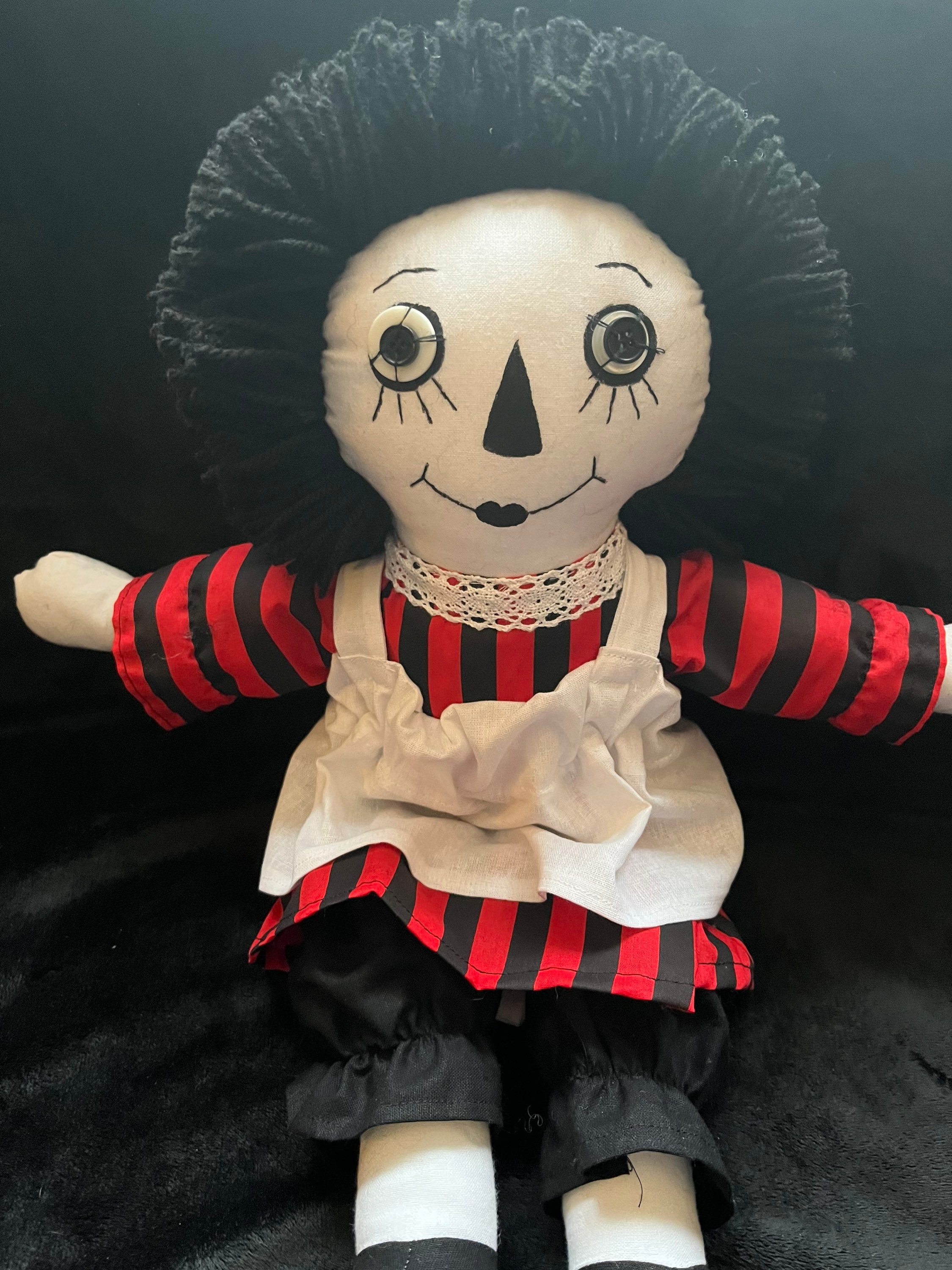 Raggedy Ann Style Doll. - Etsy