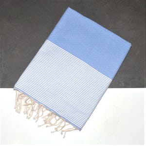 Hammam / bath towel, Fouta | ideal for beach, sauna, yoga, travel, bathing | 200 x 100 cm | 100% cotton | extra light, quick-drying