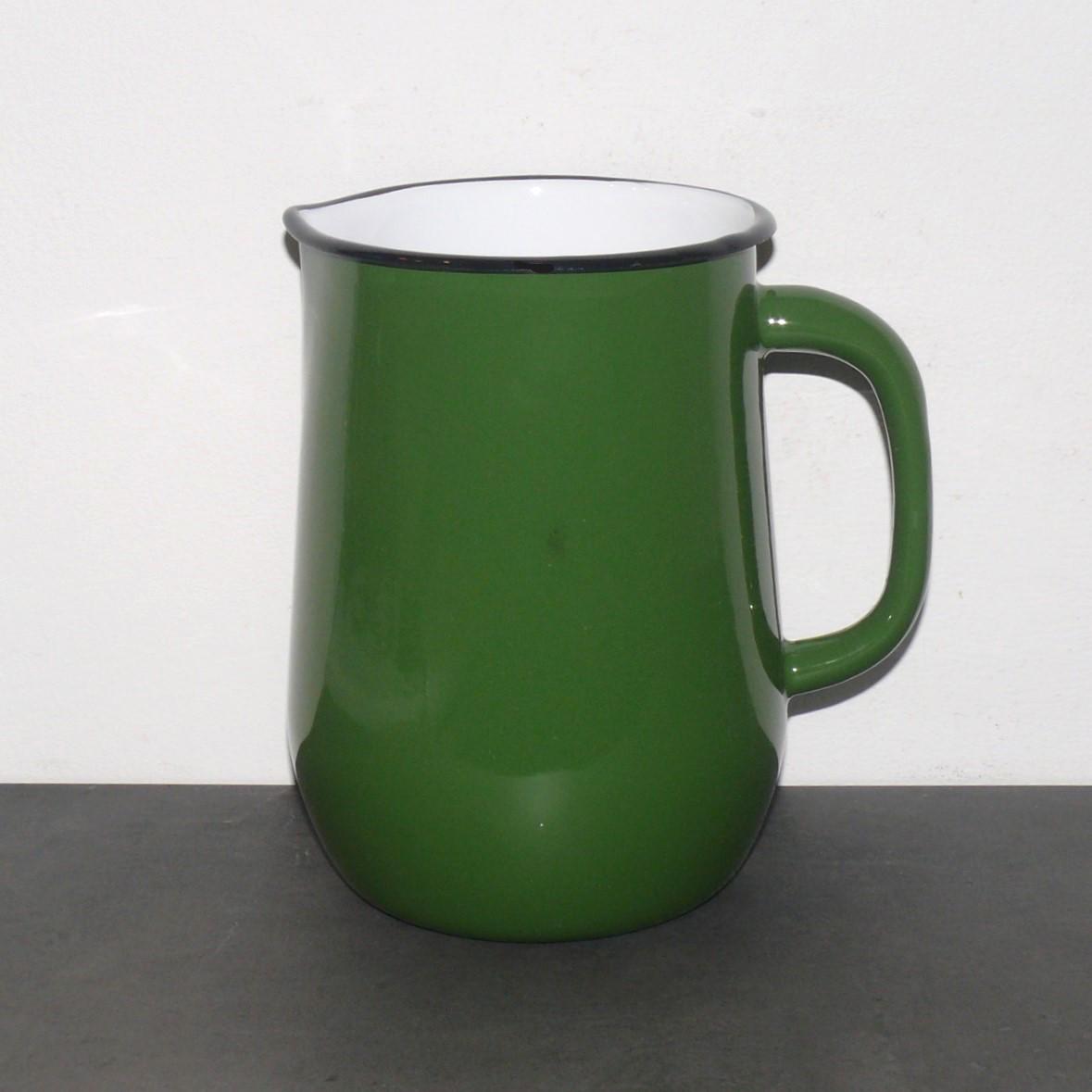 Enamel tableware Ukraine | 2.5 liter jug container camping | vintage | 100% recyclable | scratch-resistant nickel-free dishwasher safe