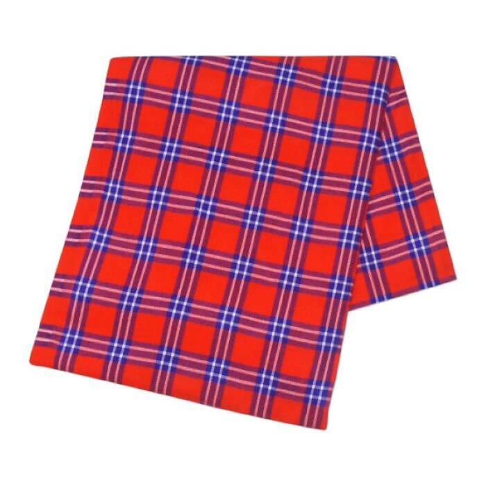  2 African Maasai Shuka/Maasai Fabrics/Kenyan Kikoy/Maasai Throw  Blanket/ Masai Travel Blanket/kikoi/ Sarong/ Couch,Sofa, Picnic, Beach  Throw Blanket, Shawl : Home & Kitchen