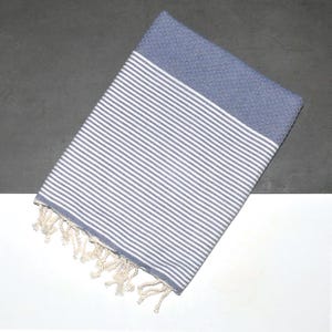 Hammam / bath towel, Fouta | ideal for beach, sauna, yoga, travel, bathing | XXL (200 x 100 cm) | 100% cotton | extra light, quick-drying