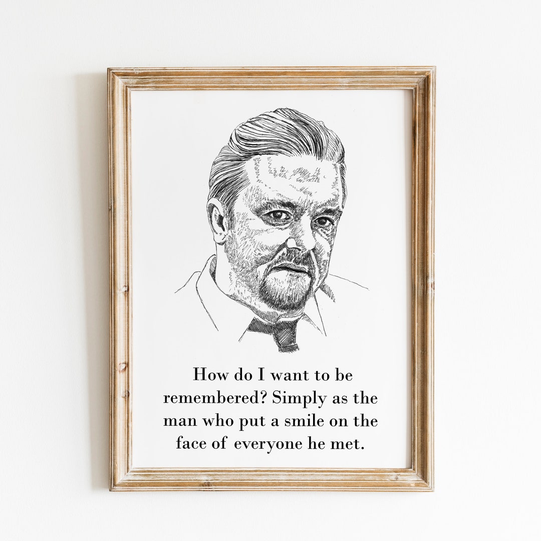 David Brent, the Office British Wall Art Print Unframed Etsy