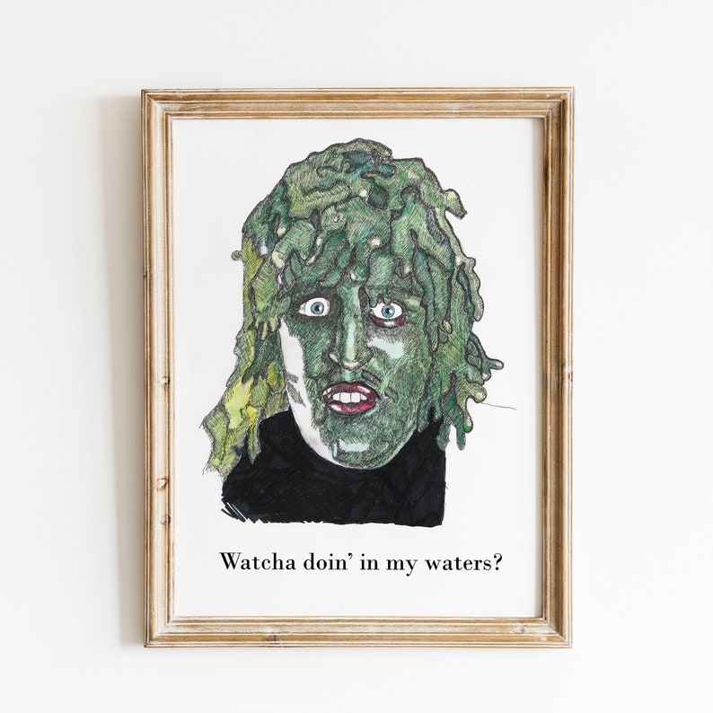 Old Gregg, the Mighty Boosh Wall Art Print Unframed Etsy
