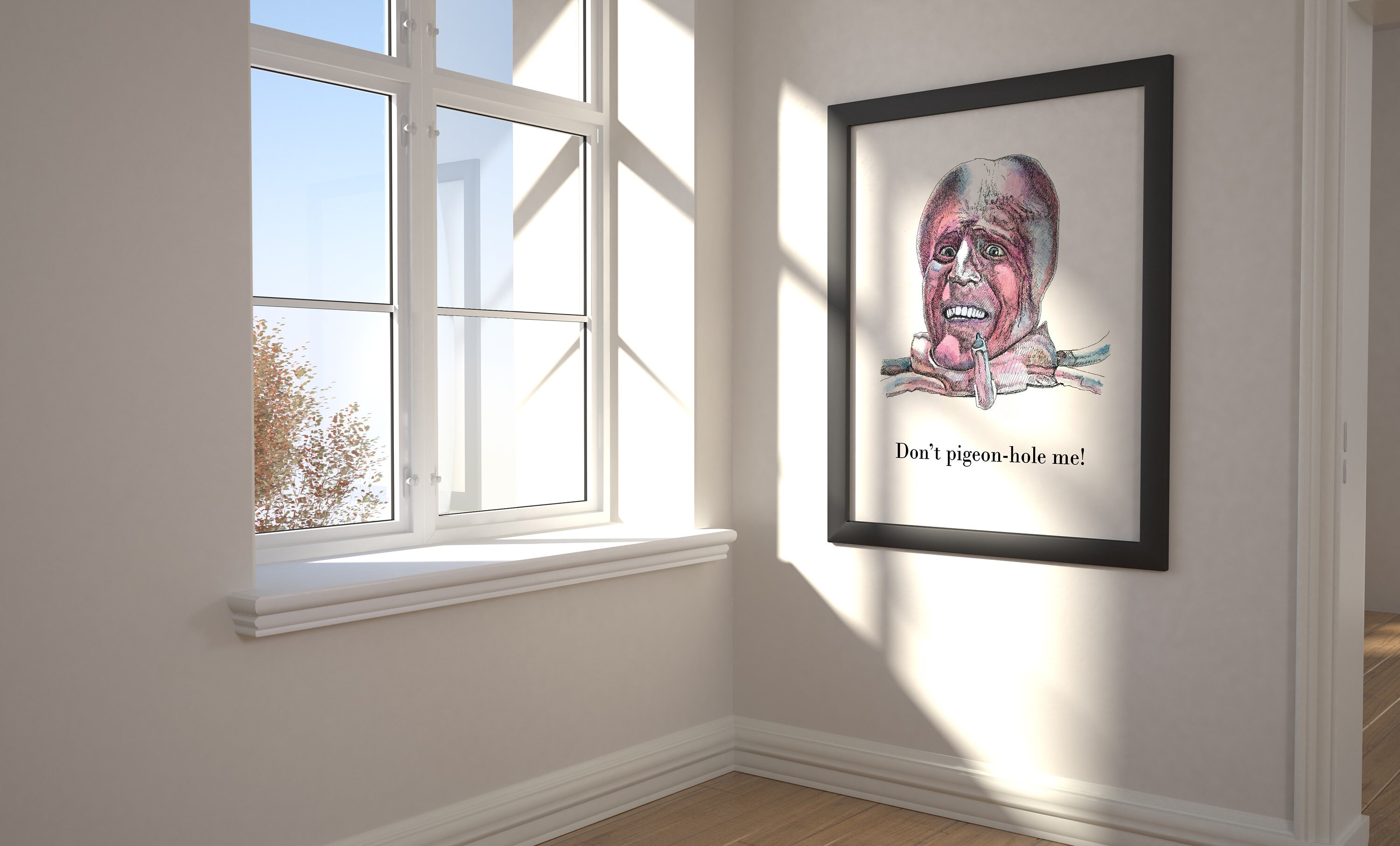 Tony Harrison, the Mighty Boosh, Noel Fielding Portrait Wall Art Print ...