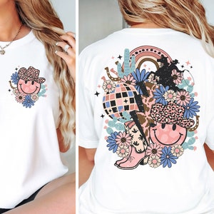Retro groovy Cowgirl png, Retro Western png, Cowboy png, Rodeo png, Howdy png,Cowboy-Boot png,Cowboy Hut png, Let's go Girls Sublimation