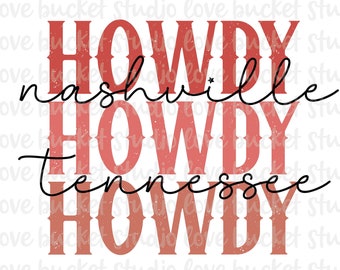 Howdy Nashville PNG SVG, Let's Go Girls Clip Art (digitaler Download)