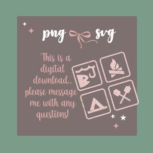 Lets Count the Stars SVG, Camping PNG Designs (Digital Download) image 3