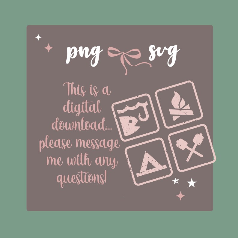 Lets Count the Stars SVG, Camping PNG Designs (Digital Download) image 3