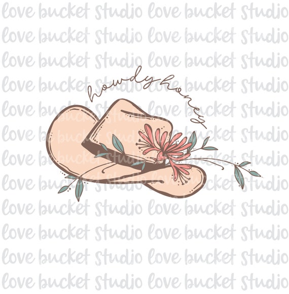 Howdy honey png, retro honeysuckle western png, cowboy hat png, rodeo svg, howdy svg,cowboy boot png,cowboy hat svg, Howdy sublimation