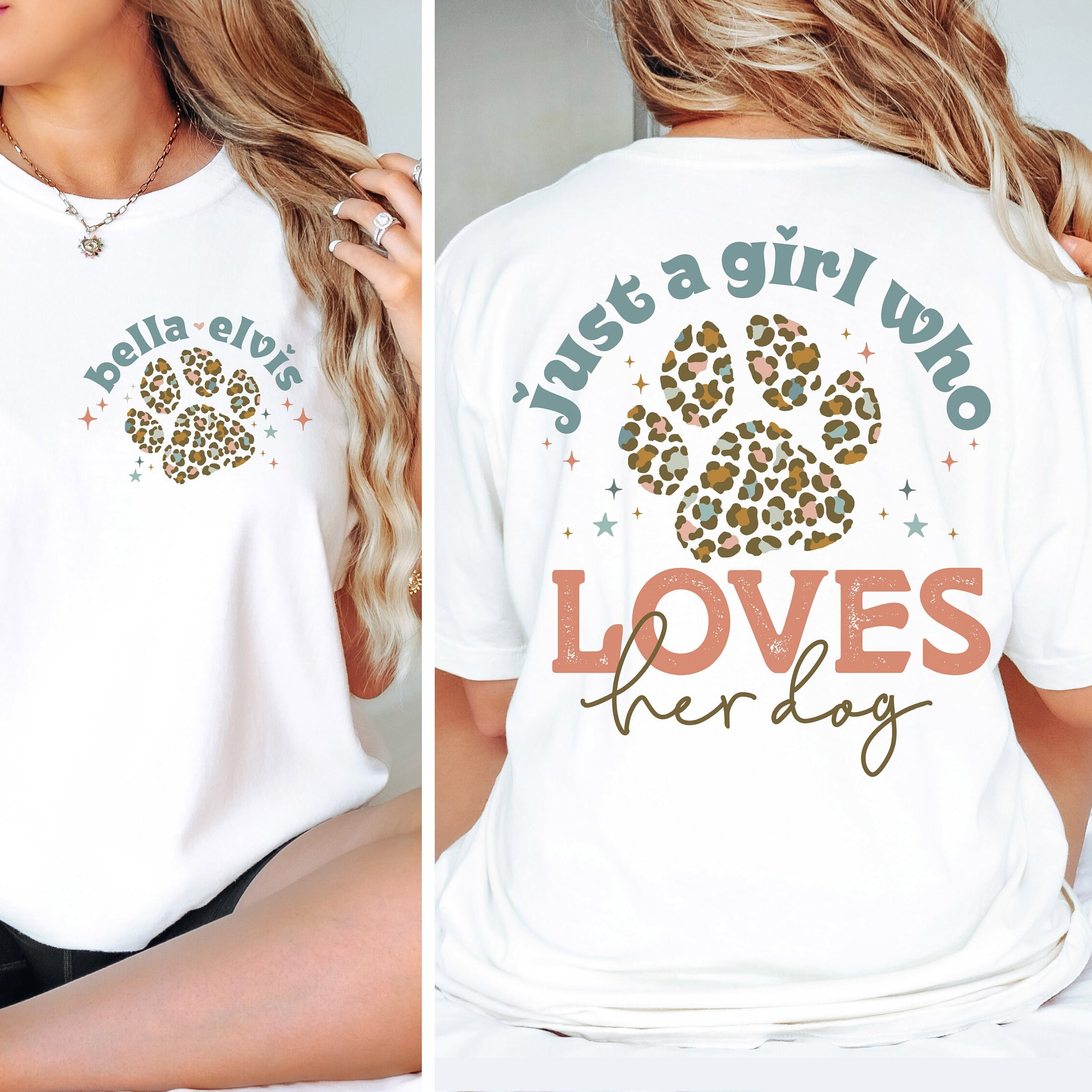 Just a girl who loves her dog png,Custom Dog name Paw print svg,Dog MAMA svg, Dog Mom svg,Dog Quotes SVG,Dog Lover shirt Png,Dog Lover svg