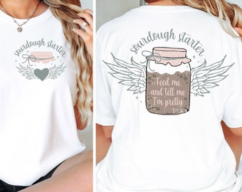 Sourdough Starter SVG PNG Cut Files, Funny Baker Design (Digital Download)