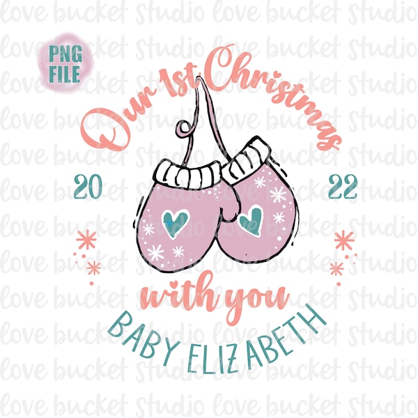 Baby's First Christmas png, Christmas baby PNG, 1st Christmas png, 2022 baby Ornament png, Instant download, Onesie Christmas PNG