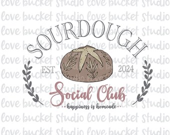 Levain Social Club png, Désolé, je ne peux pas nourrir mon levain levain png, Levain levain SVG PNG, À l'époque du levain png