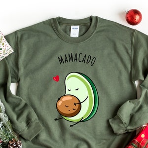 Mamacado Shirt, Papacado Tshirt, Avocado Couple Pregnancy Announcement Shirt, Pregnancy Shirt, Couple Shirt, Pregnancy Gift,Baby Shower Gift image 3