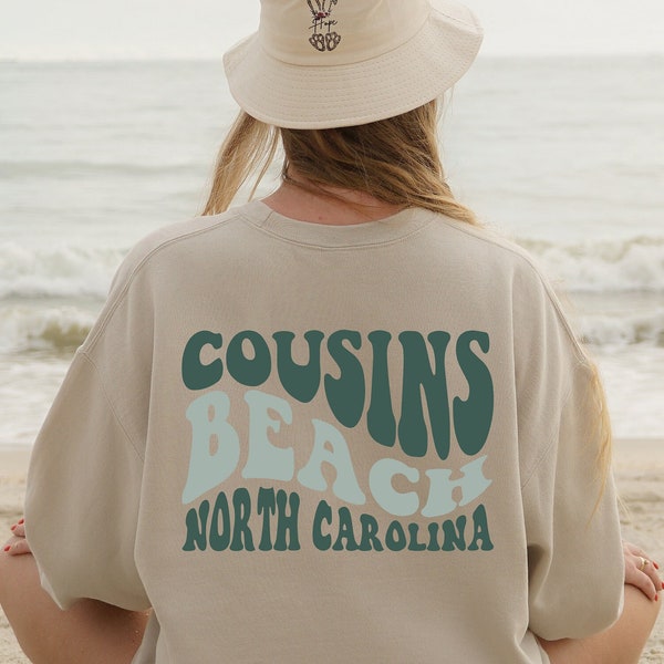 Chemise Cousins Beach, Cousins Beach Caroline du Nord, tee-shirt cousins beach nc, T-shirt Beach Crew, Chemise été 2023, Cruise Tee Cousin Crew Shirt
