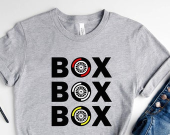 F1 Shirt, Box Box Box, F1 Gift, Formula 1 Shirt, Racing Shirt, F1 Merch Racing Fan, Formula 1, Pit Lane, Max Verstappen, Pit Crew Men Tshirt
