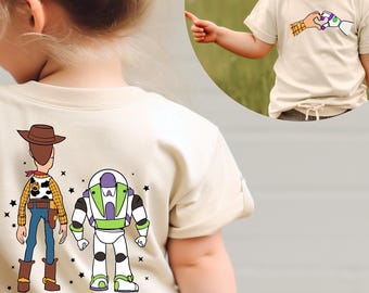 Toy Story Two Sided Shirt, You've Got A Friend In Me T-Shirt, Toy Story Sweatshirt, Disneyland T-Shirt, Matching Disney Dad Son Daughter Tee
