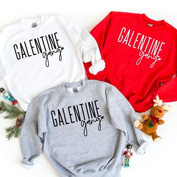 Galentines Day Shirts, Galentine Gang, Galentines Tagesgeschenke, lustiges Valentinstag T-Shirt, Valentinstag Geschenk für Freund, Valentinstag Party