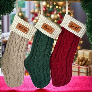 Personalized Christmas Stockings, Christmas gifts, Custom Stocking with Name, 2025 Holiday Stockings, Monogram Stockings, Holiday Decor Gift