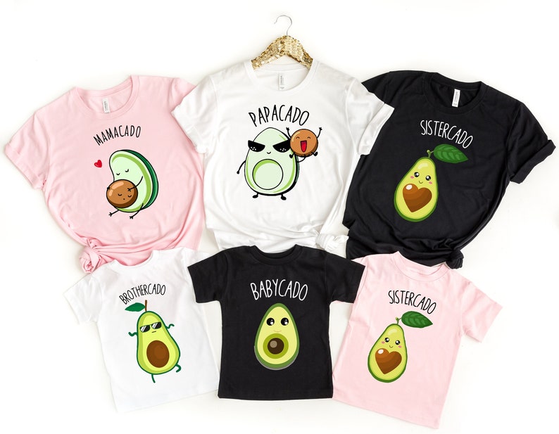 Mamacado Shirt, Papacado Tshirt, Avocado Couple Pregnancy Announcement Shirt, Pregnancy Shirt, Couple Shirt, Pregnancy Gift,Baby Shower Gift image 1