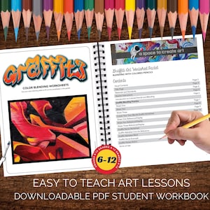 Libro de trabajo de dibujo, Libro de trabajo de cómo dibujar graffiti, Lección de arte de educación en el hogar, Hojas para colorear de graffiti, Proyecto de nombres de graffiti