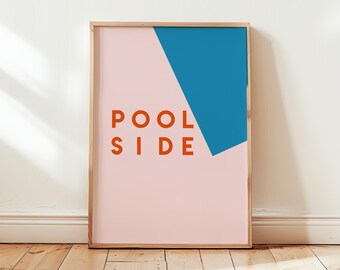 Poolside Retro Giclée Art Print: 1960s California Indie Wall Art