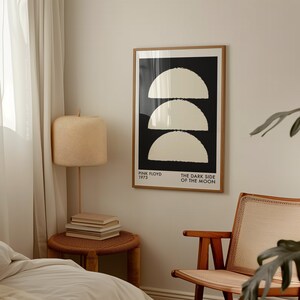Impression giclée d'art musique Pink Floyd The Dark Side Of The Moon// Impression paroles de musique//Art indépendant//A4 A3 A2