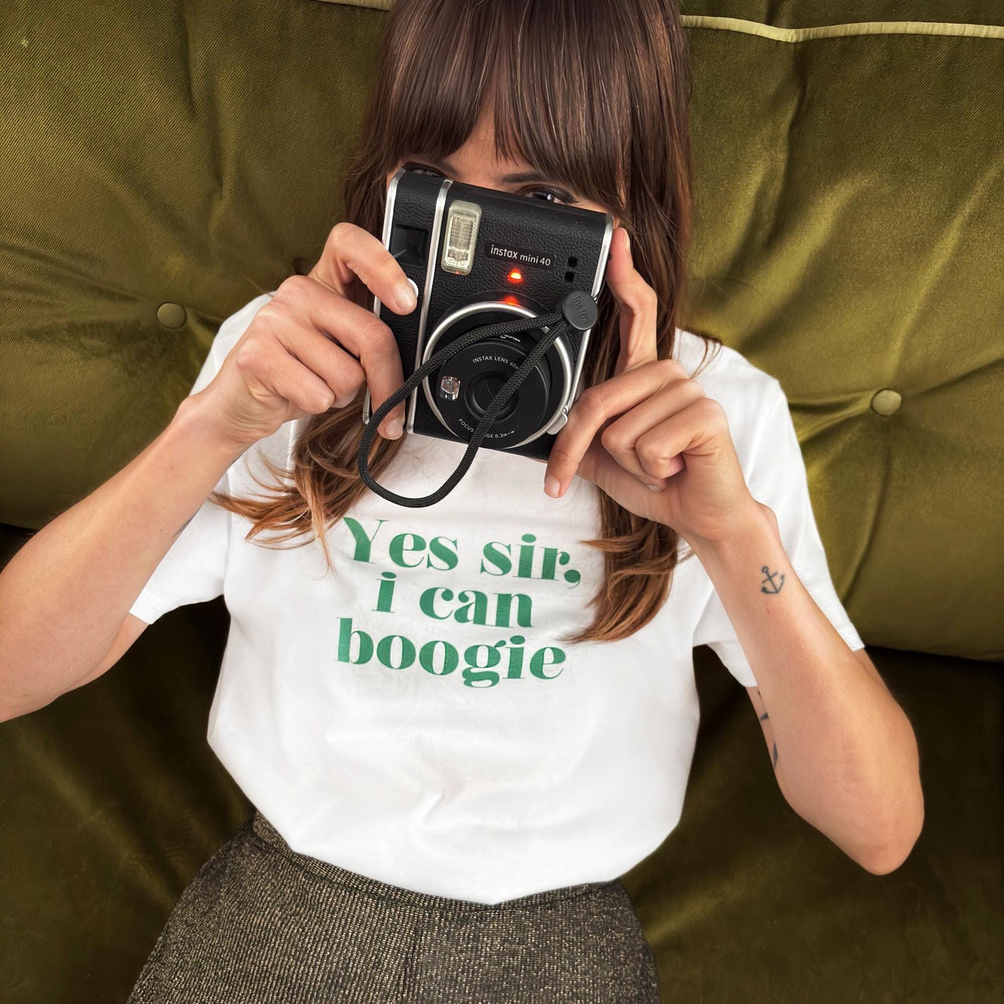Yes Sir I Can Boogie T-shirt: Retro 70s Disco Slogan Tee - Etsy UK