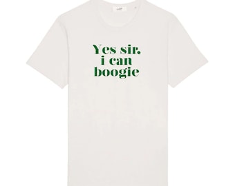 Yes Sir I can Boogie retro slogan 70s graphic tee t-shirt vintage unisex music Etsy T-Shirt Shop