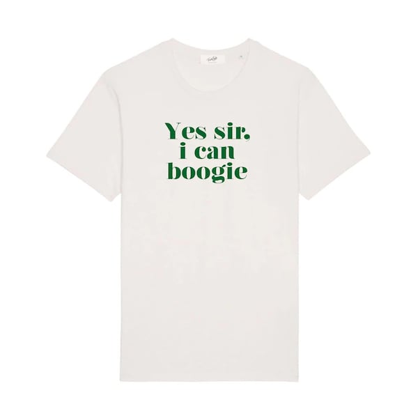 Yes Sir I can Boogie slogan rétro des années 70 tee graphique t-shirt musique unisexe vintage Etsy