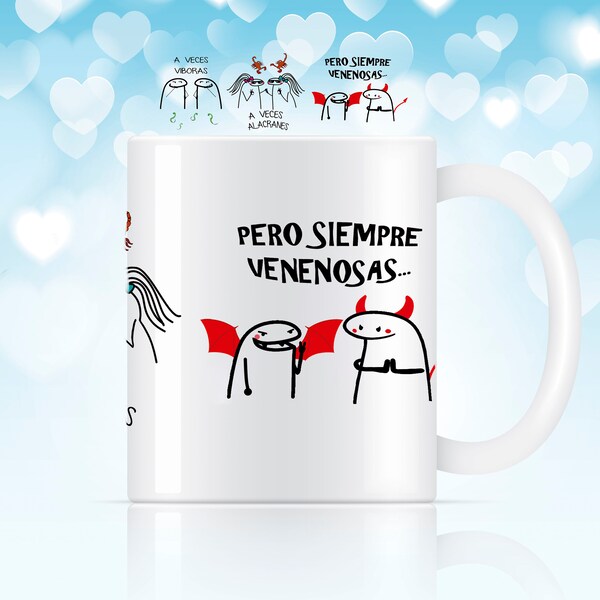 Taza Amigas Venenosas, mejores amigas, friends, forever mug