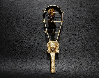 Copper Sistrum: Egyptian Hathor Ritual Instrument