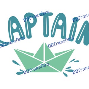 Daddy & Mini - Captian/First Mate - Ready to Press - DTF Transfer
