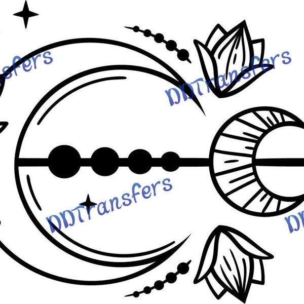 Celestial Arrows - Ready to Press - DTF Transfer