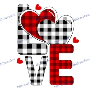 Valentine Love 1 - Ready to Press - DTF Transfer