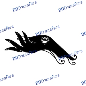 Hand w/ Eye - Ready to Press - DTF Transfer