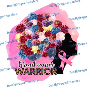 Breast Cancer Warrior - Ready to Press - DTF Transfer