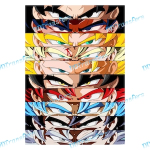 Fan Art Anime - DB Photo Stack - Ready to Press - DTF Transfer