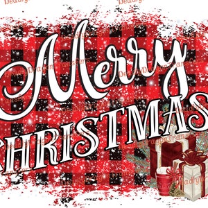 Merry Christmas Presents - Ready to Press - DTF Transfer