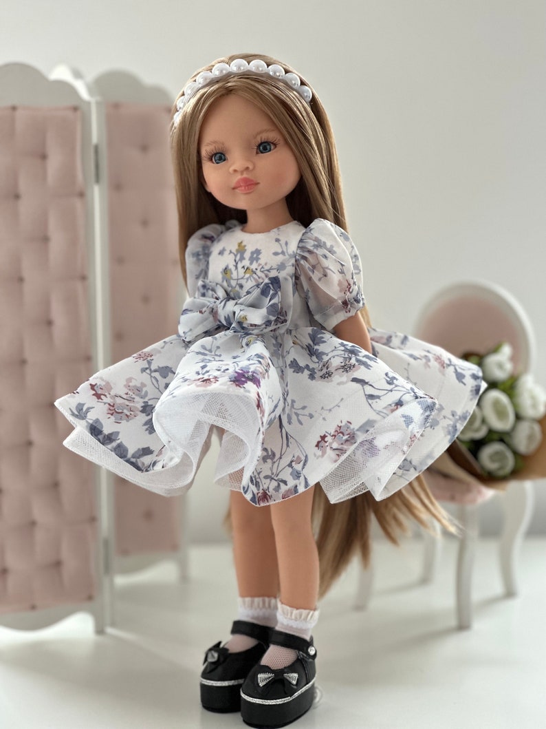 Schöne Puppe in Kleid mit langen blonden Haaren, Paola Reina, Geburtstag Geschenk Tochter, Geschenk Mädchen Spielzeug, Geschenk beste Freund Bild 9
