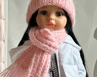 Beautiful doll with black long hair, Paola Reina 32 cm, doll clothes, gift for daughter, gift for girlfriend, Christmas