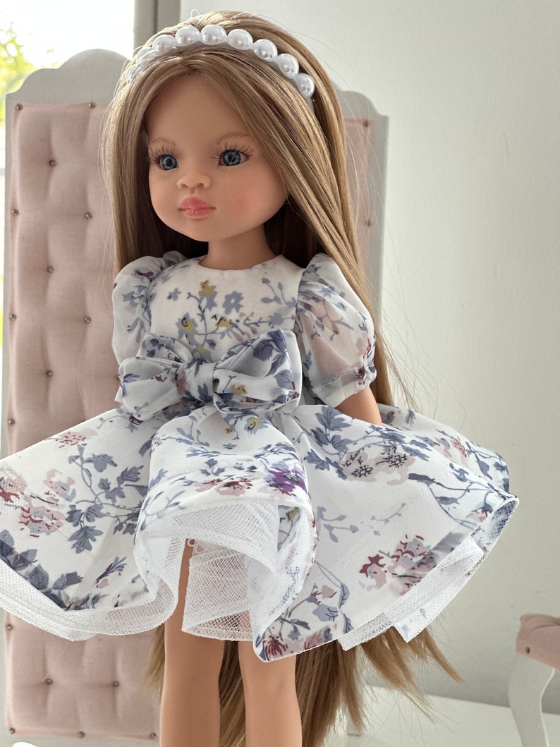 Schöne Puppe in Kleid mit langen blonden Haaren, Paola Reina, Geburtstag Geschenk Tochter, Geschenk Mädchen Spielzeug, Geschenk beste Freund Bild 2