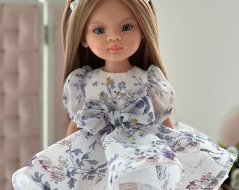 Beautiful doll in dress with long blonde hair, Paola Reina, birthday gift daughter, gift girl toy, gift best friend