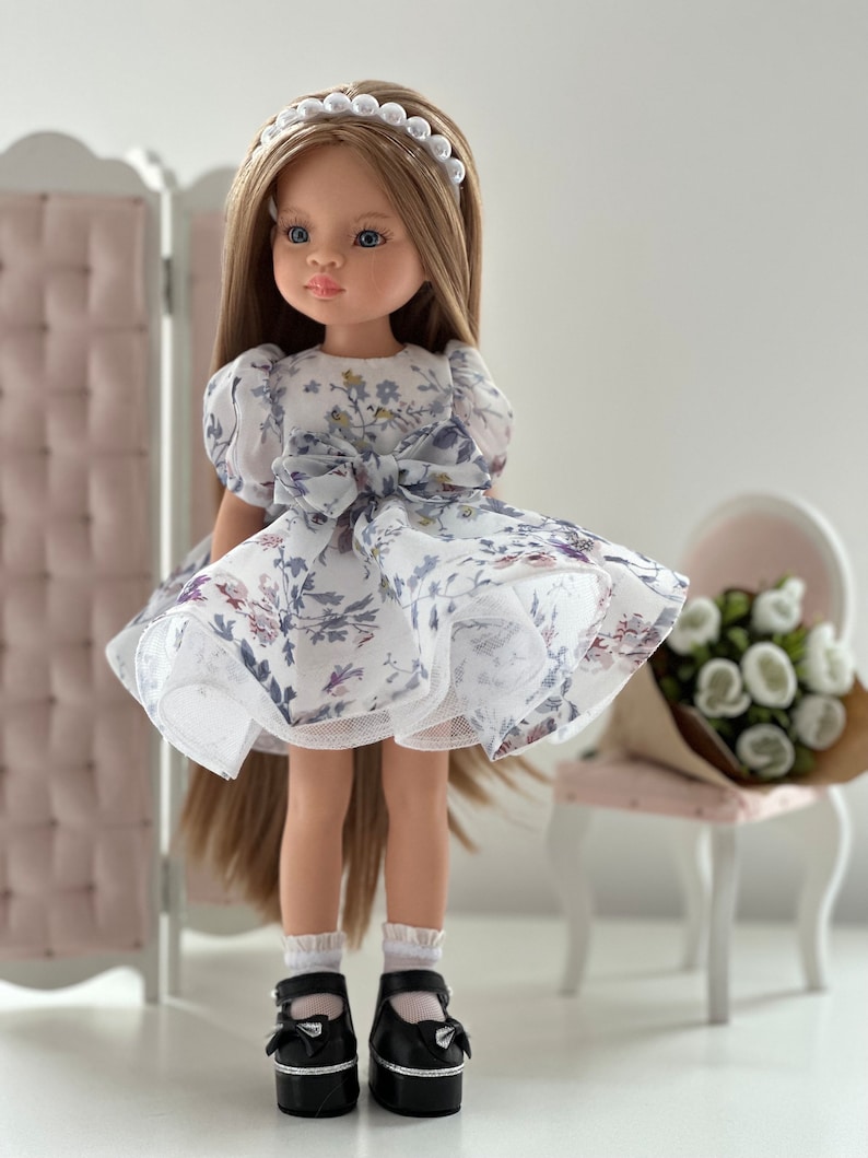 Schöne Puppe in Kleid mit langen blonden Haaren, Paola Reina, Geburtstag Geschenk Tochter, Geschenk Mädchen Spielzeug, Geschenk beste Freund Bild 5