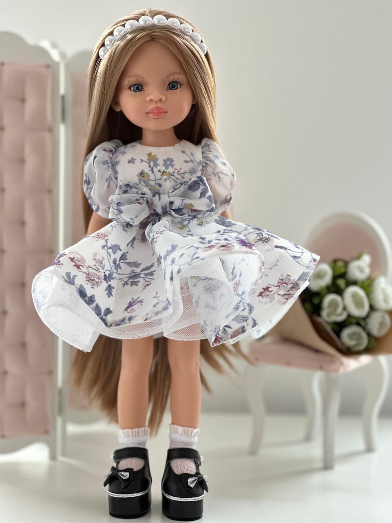 Schöne Puppe in Kleid mit langen blonden Haaren, Paola Reina, Geburtstag Geschenk Tochter, Geschenk Mädchen Spielzeug, Geschenk beste Freund Bild 7