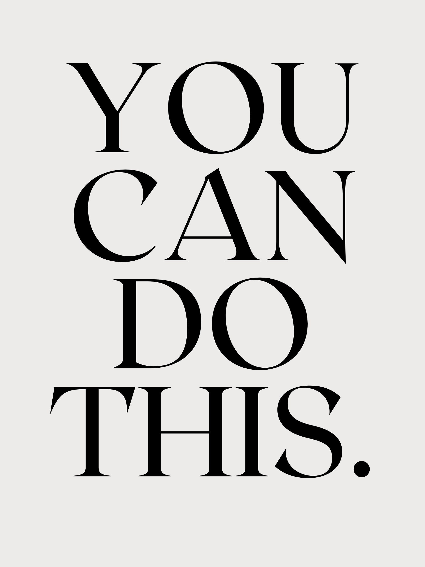 You Can Do This Poster - Etsy