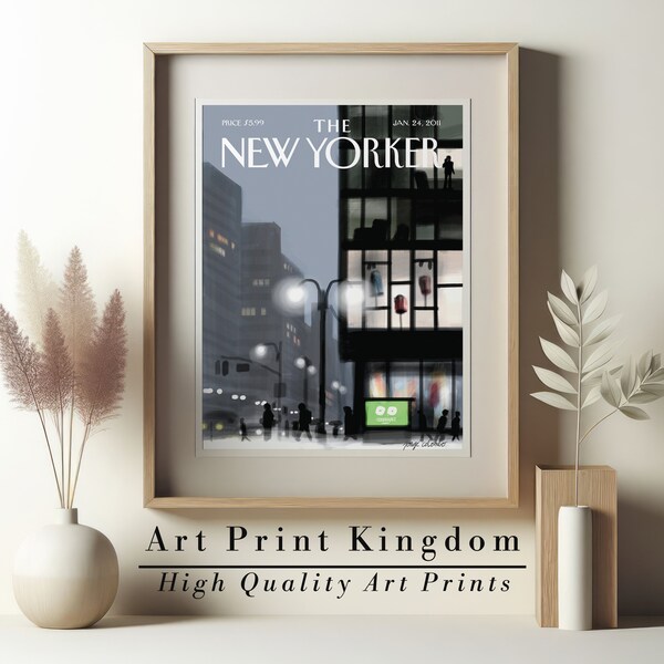 The New Yorker • January 24, 2011 • The New Yorker Print • Vintage Wall Print • Magazine Cover • Magazine Print • Home Decoration • Wall Art