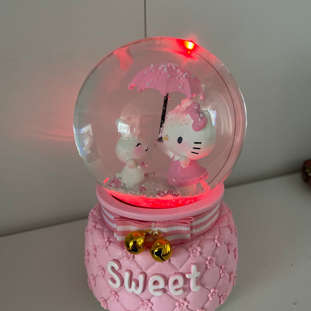 Hello Kitty Snow Globe Etsy